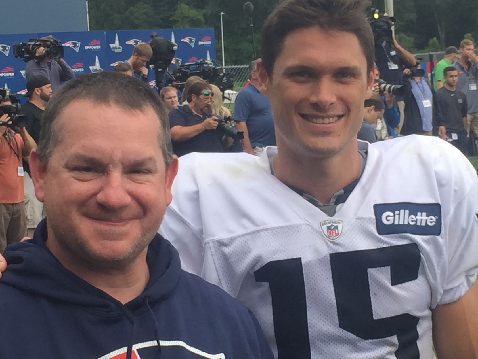Chris Hogan and my husband
